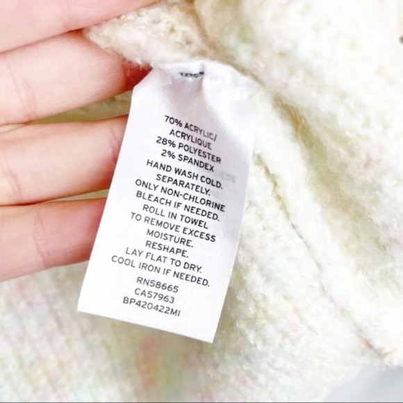 B.P Nordstrom Rainbow‎ Marl Knit Sweater Small - Picture 7 of 8